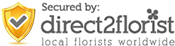 Checkout securely with Direct2Florist